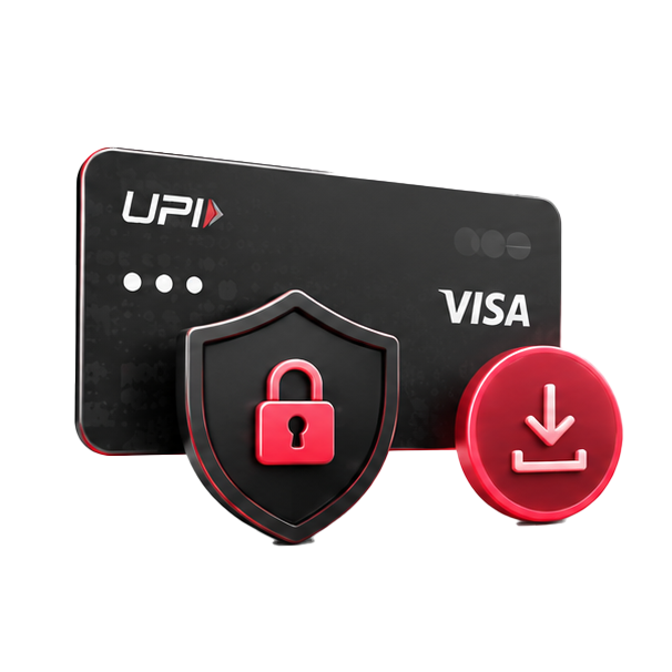 Secure checkout with UPI, card or netbanking