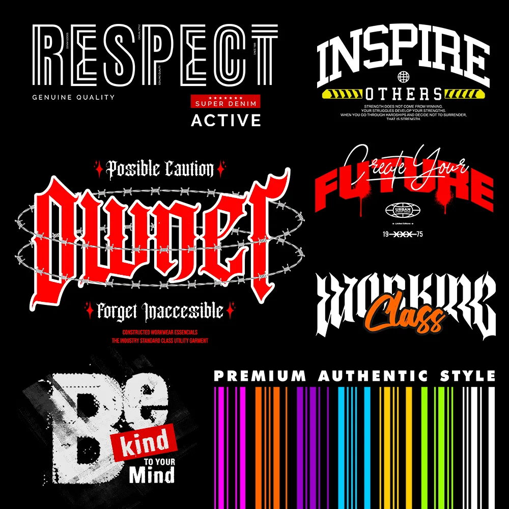100+ Latest Typography Tshirt Design Bundle V4 preview 4