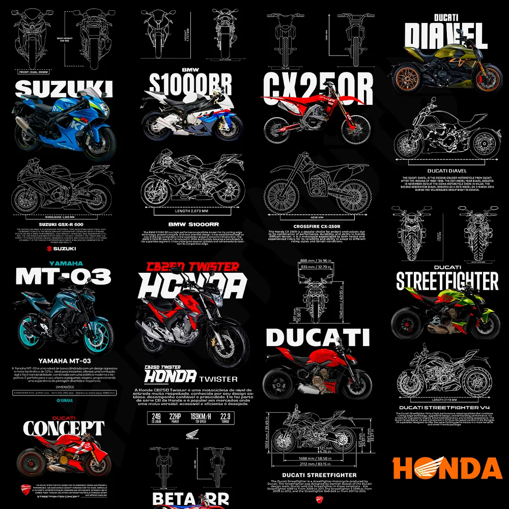 100+ png Premium Sports Bike T Shirt Design Bundle preview 13