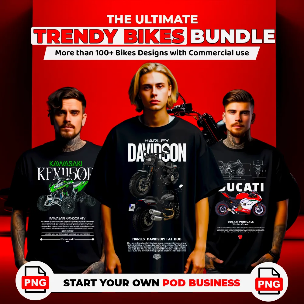 100+ png Premium Sports Bike T Shirt Design Bundle — Car & Bikes t-shirt design bundle