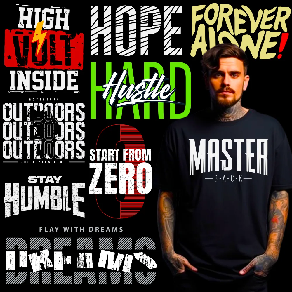100+ Premium Typography T-Shirt Design V2 preview 2