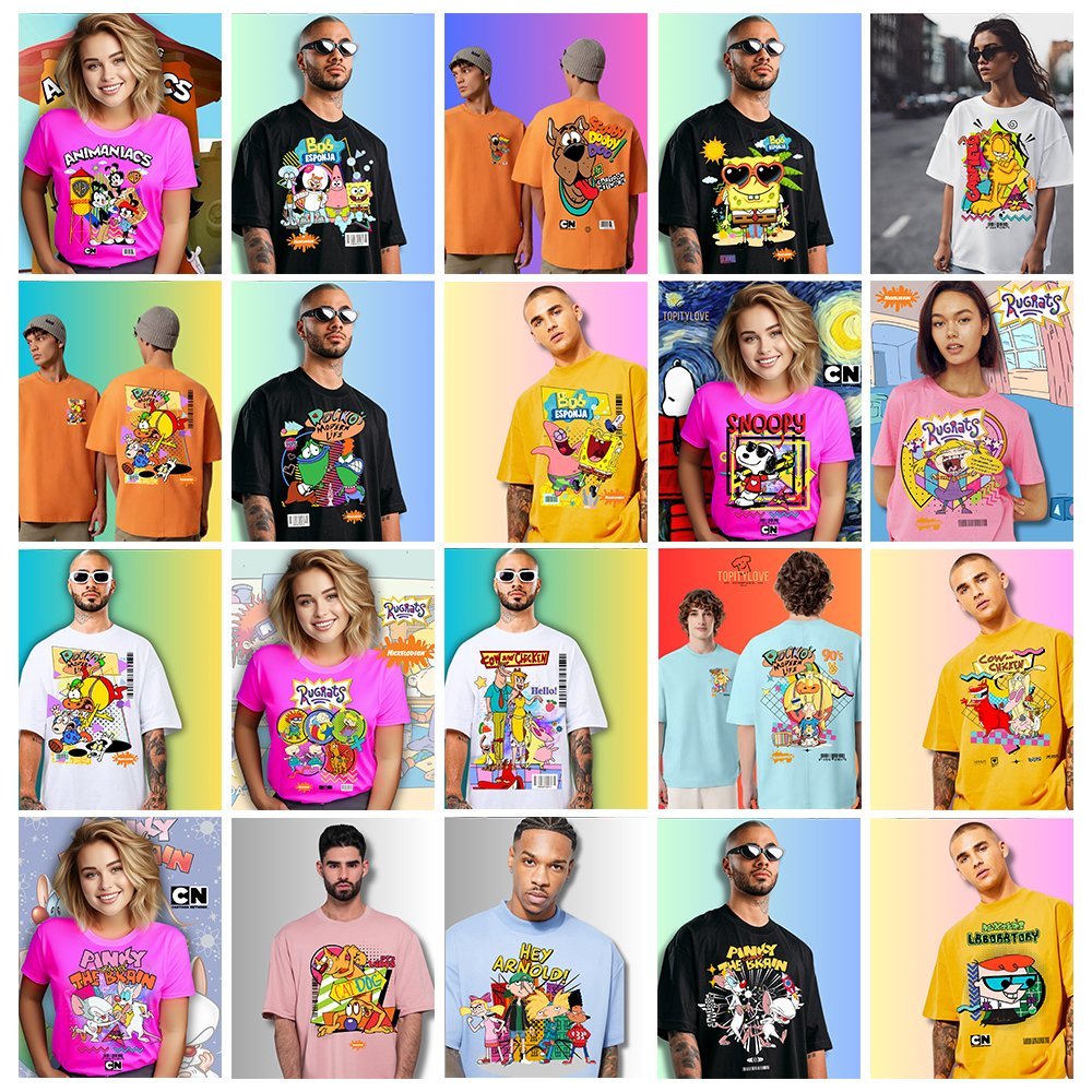 100+ Streetwear Clip Art Tshirt Design Bundle preview 4