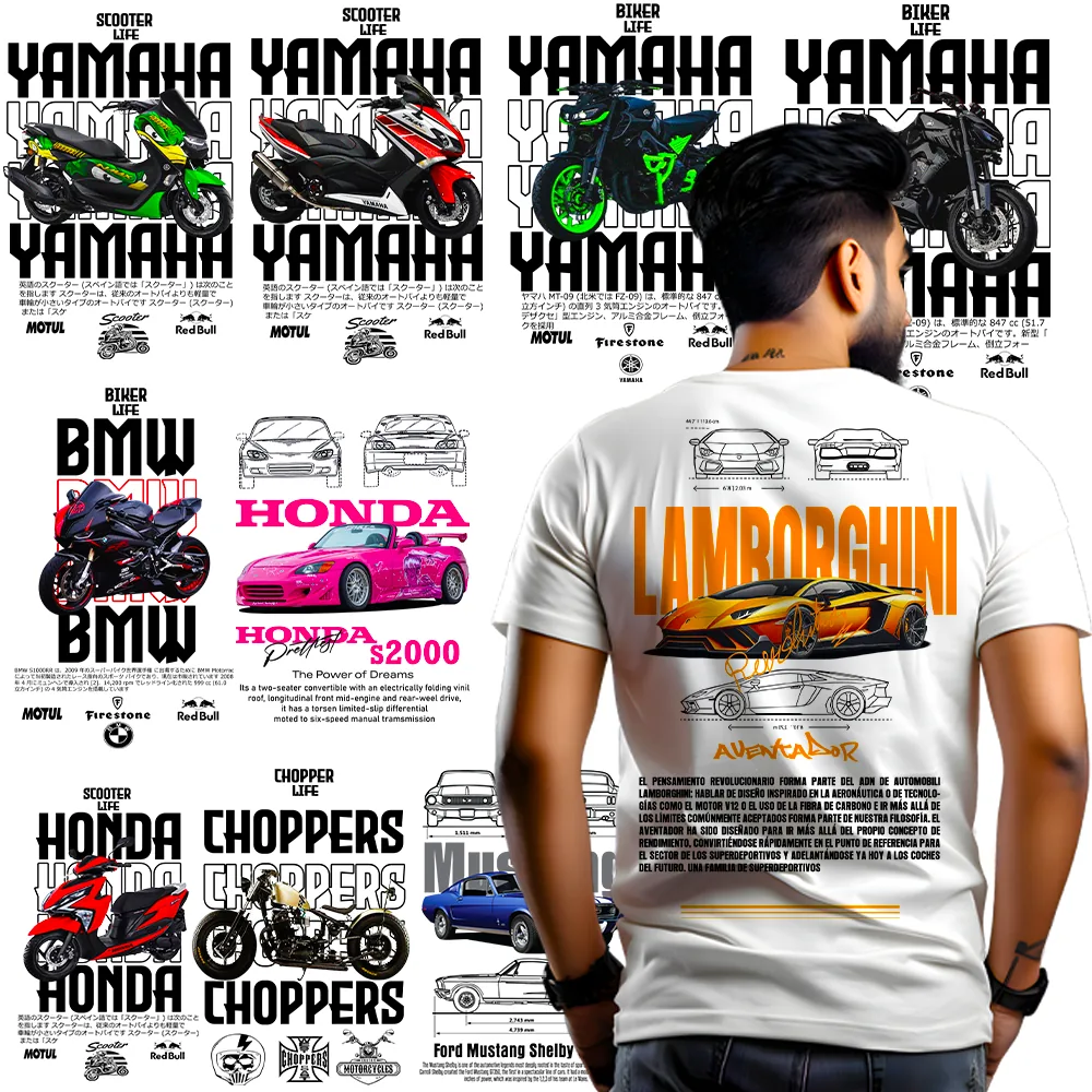 1000+ Premium Car T-Shirt Design Bundle preview 4