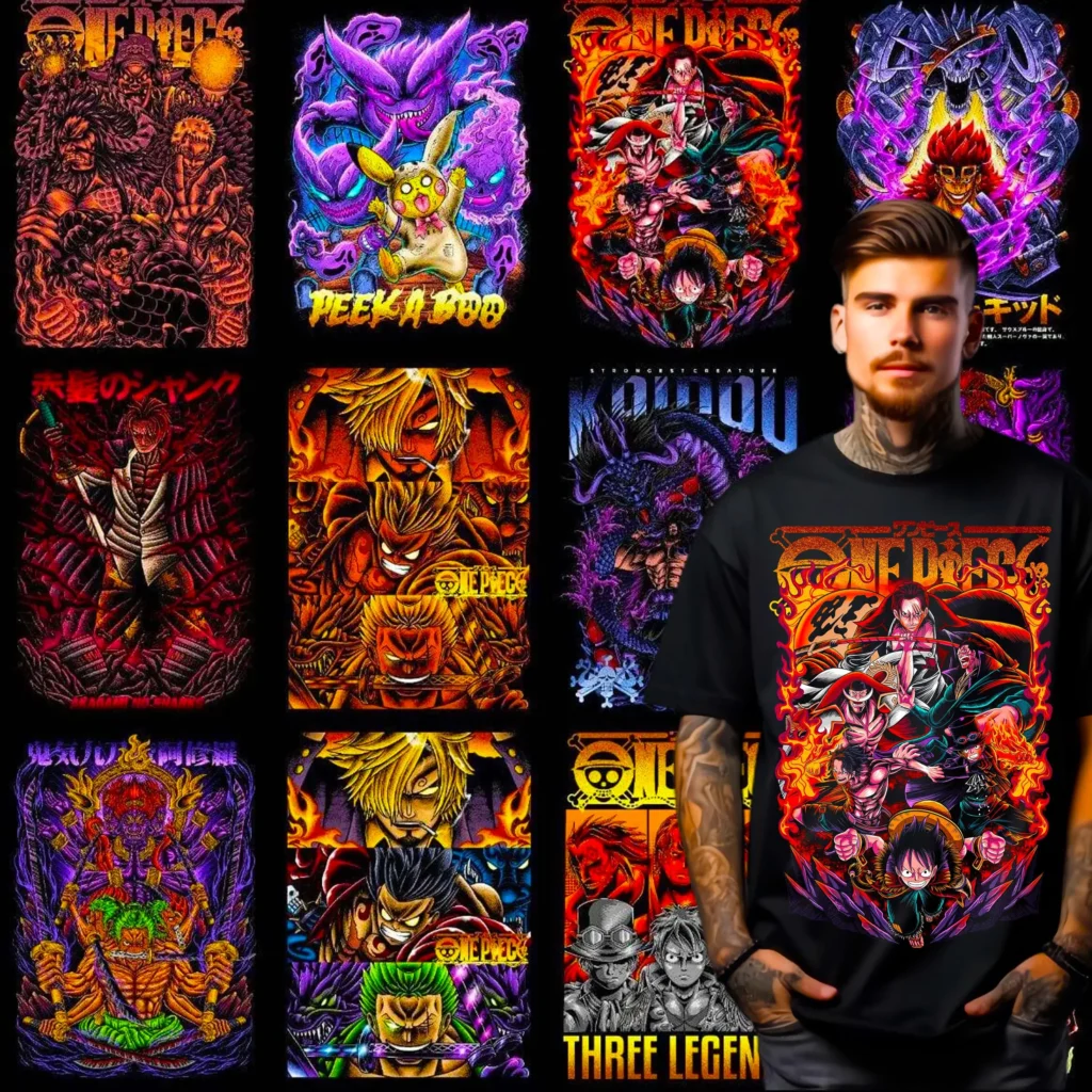 10,000+ Anime T Shirt Design Bundle v2 preview 9