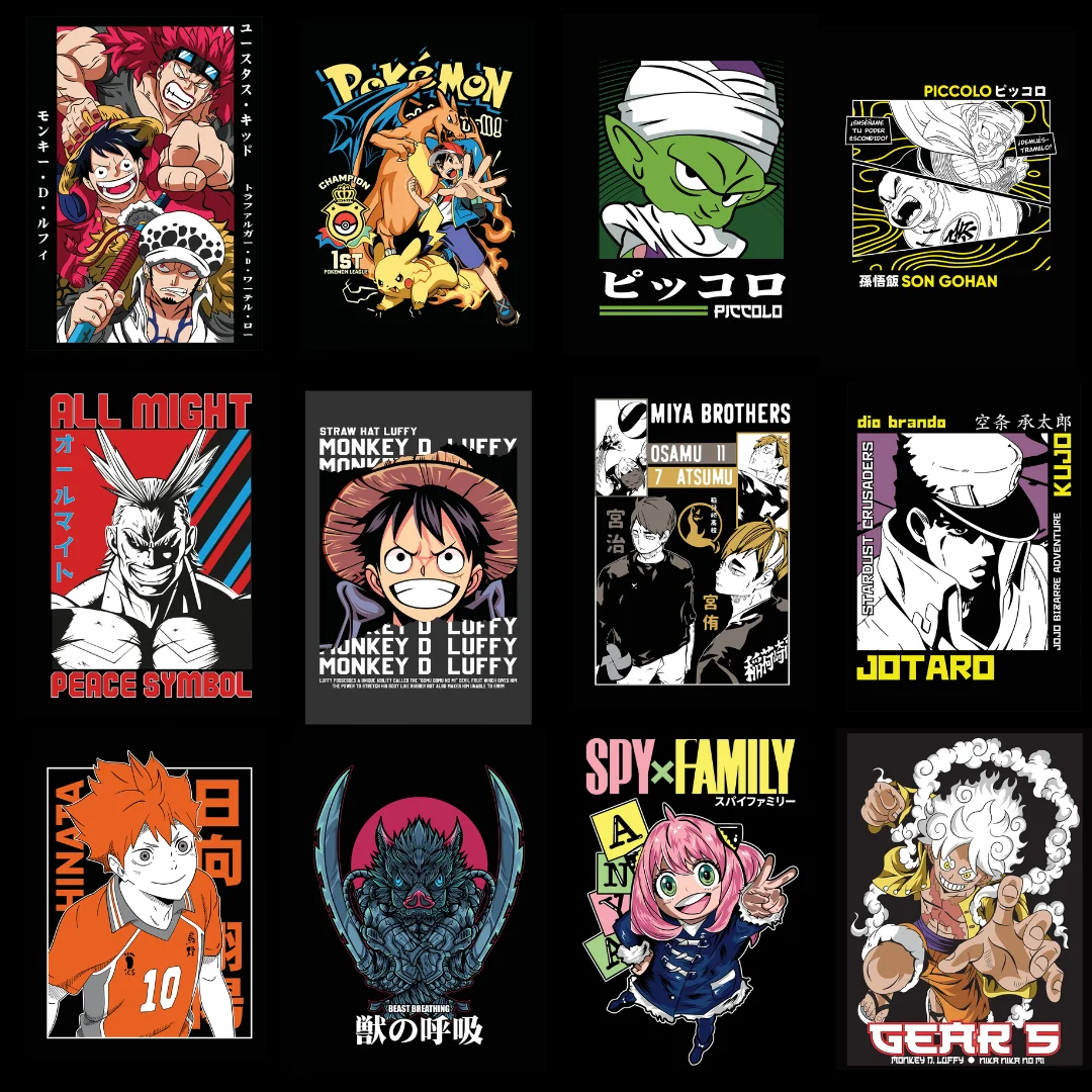 12,500+ Anime Tshirt Design Bundle 2026 preview 24