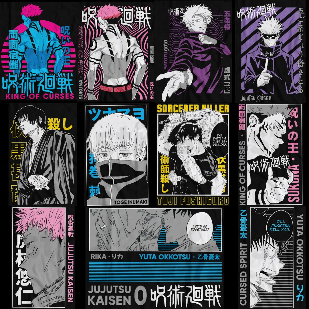 12,500+ Anime Tshirt Design Bundle 2026 preview 45