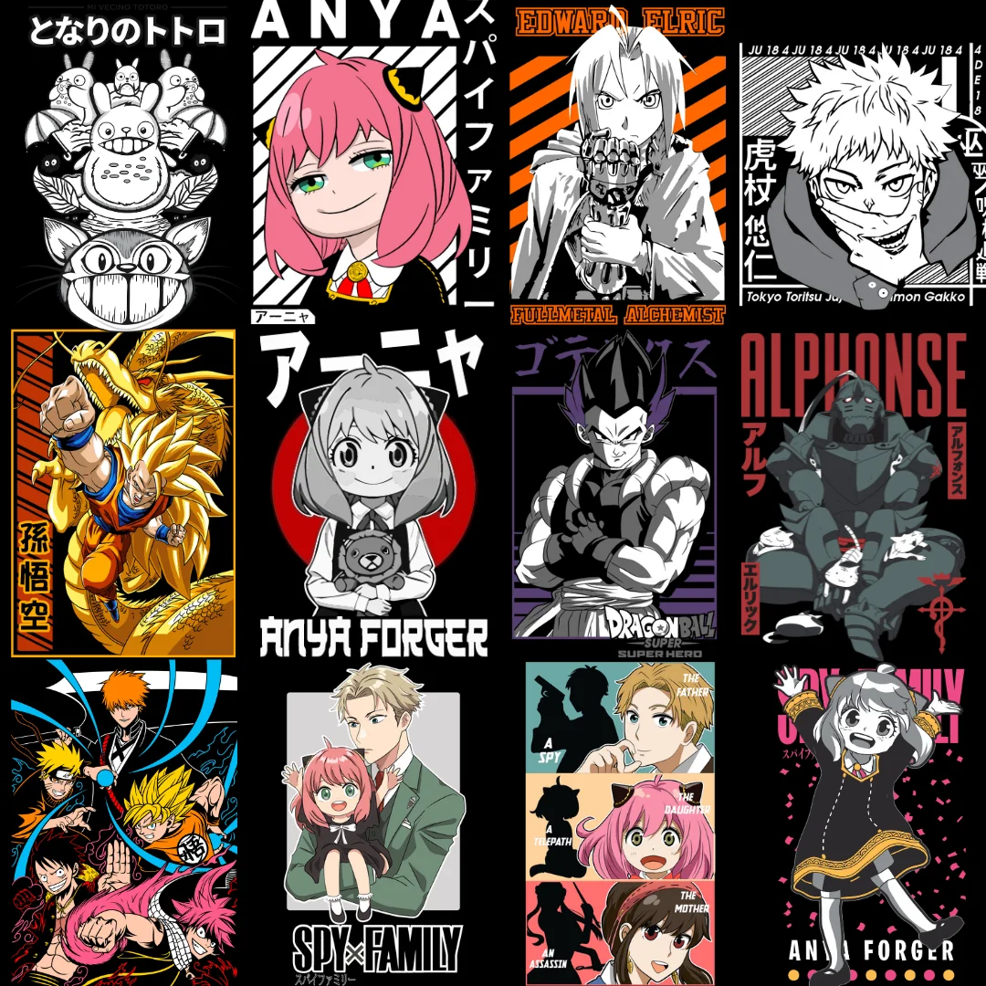12,500+ Anime Tshirt Design Bundle 2026 preview 21