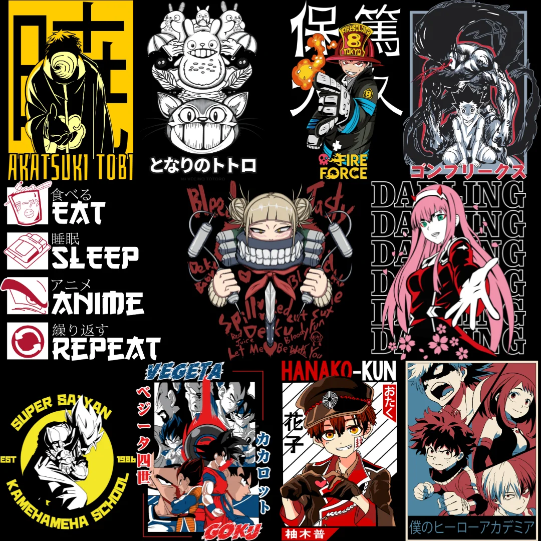 12,500+ Anime Tshirt Design Bundle 2026 preview 32
