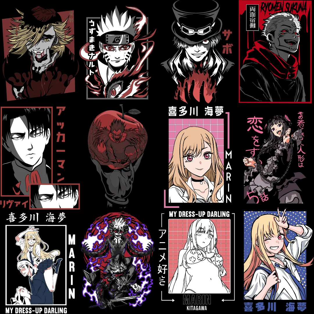 12,500+ Anime Tshirt Design Bundle 2026 preview 23