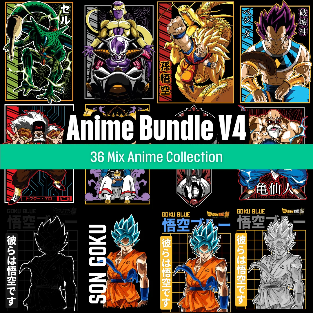 12,500+ Anime Tshirt Design Bundle 2026 preview 46