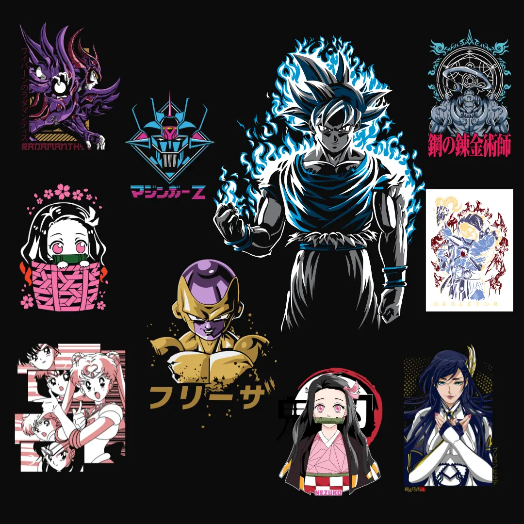 12,500+ Anime Tshirt Design Bundle 2026 preview 28
