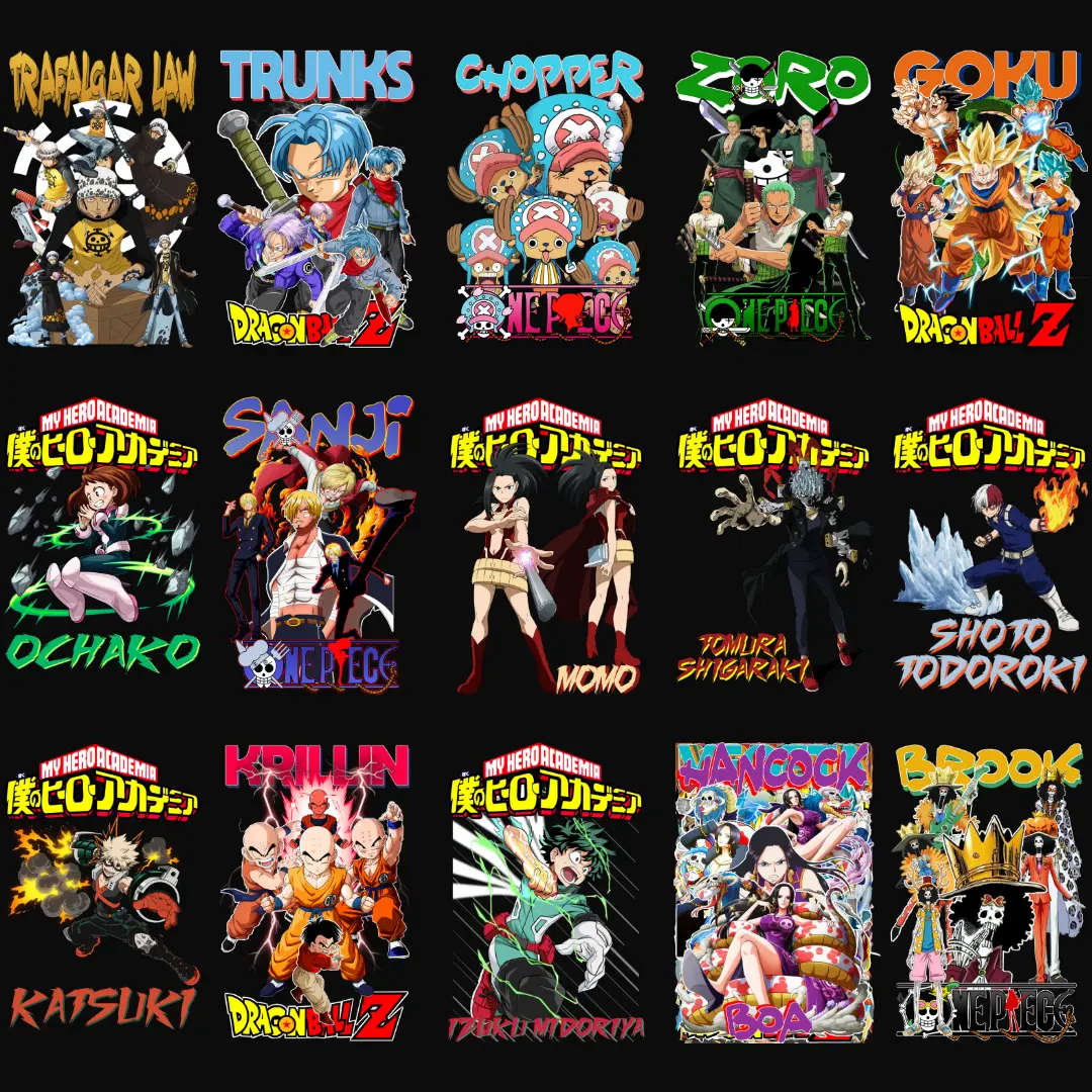 12,500+ Anime Tshirt Design Bundle 2026 preview 65