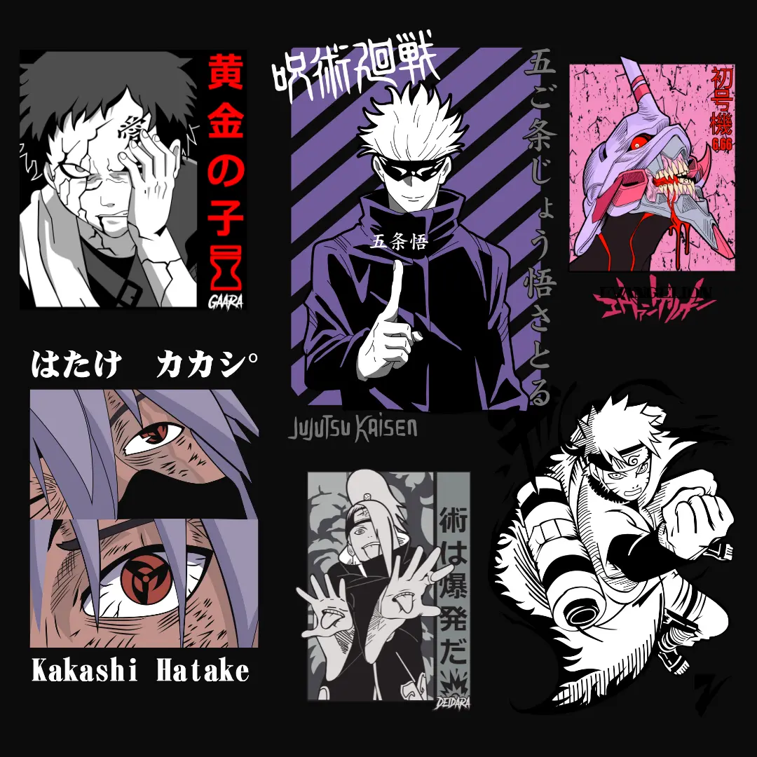 12,500+ Anime Tshirt Design Bundle 2026 preview 20