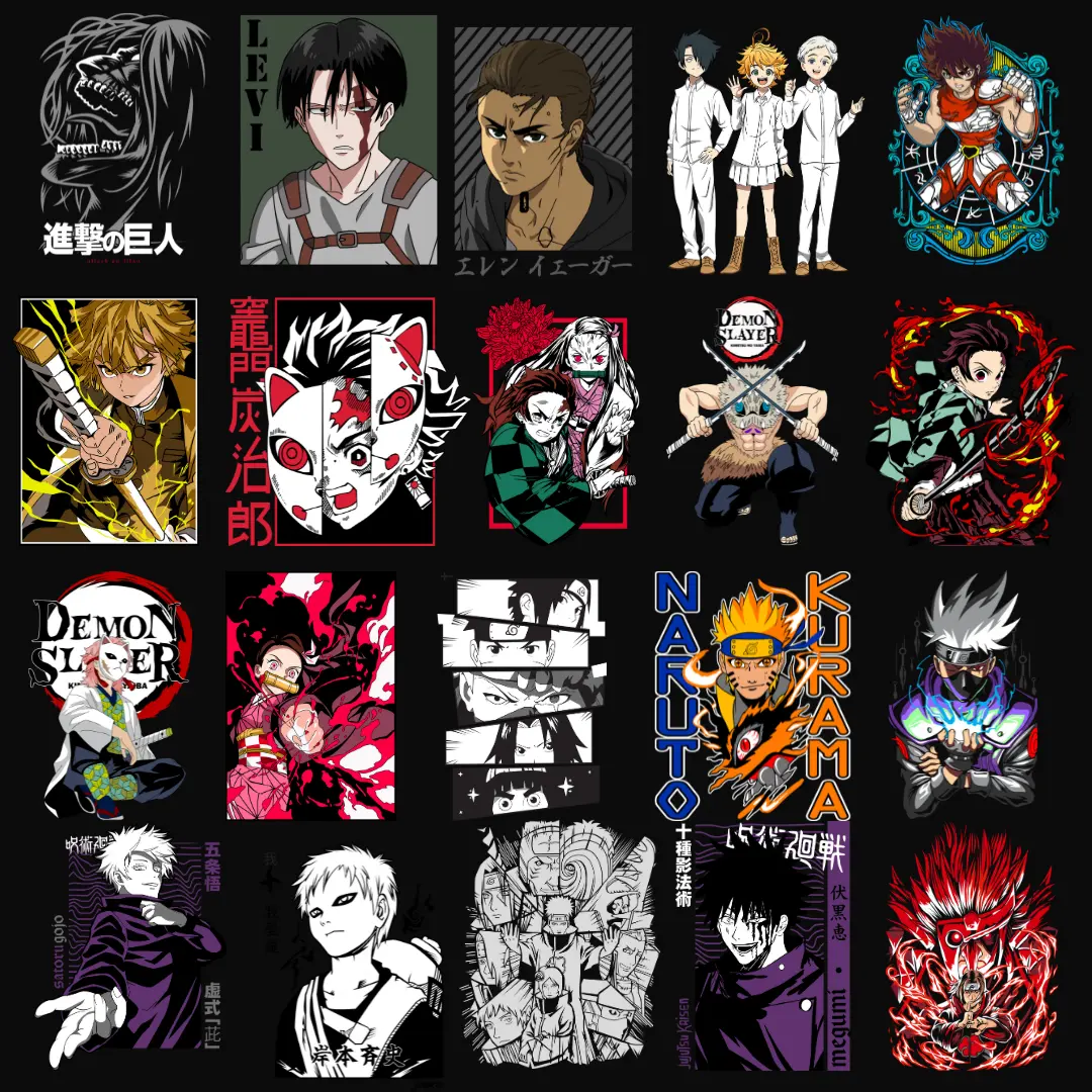 12,500+ Anime Tshirt Design Bundle 2026 preview 27