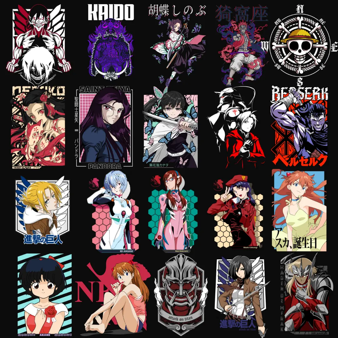 12,500+ Anime Tshirt Design Bundle 2026 preview 44