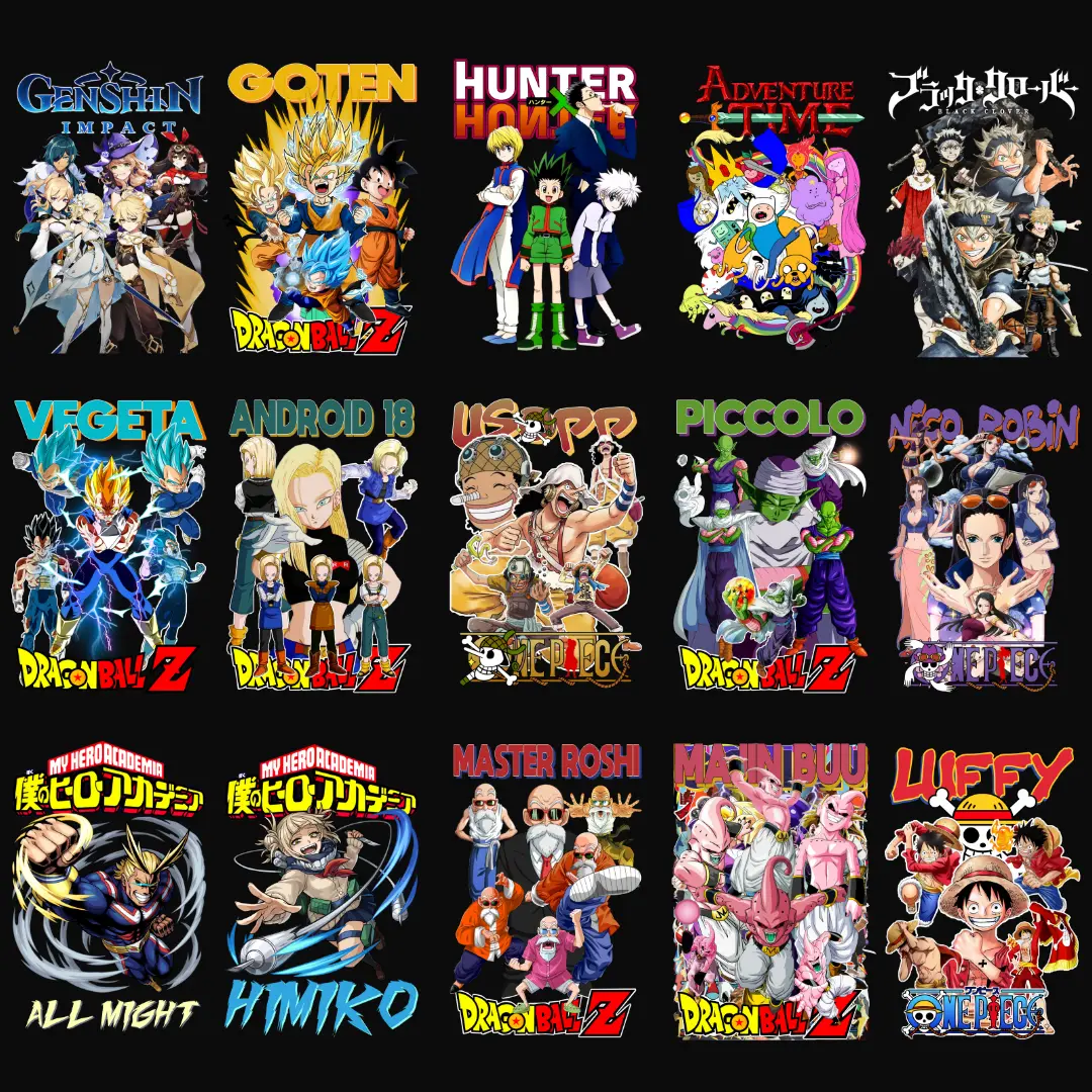 12,500+ Anime Tshirt Design Bundle 2026 preview 64