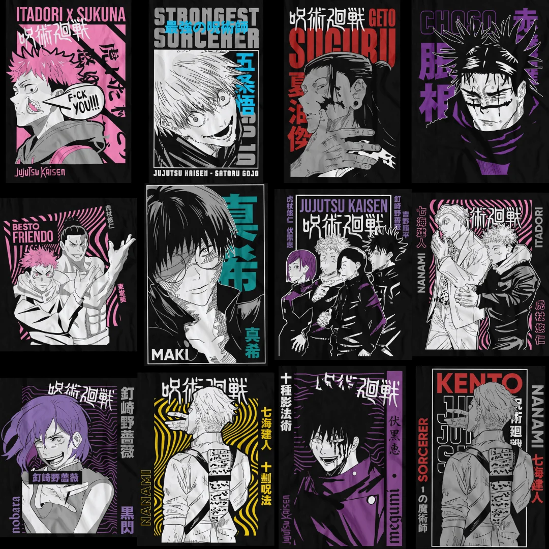 12,500+ Anime Tshirt Design Bundle 2026 preview 50