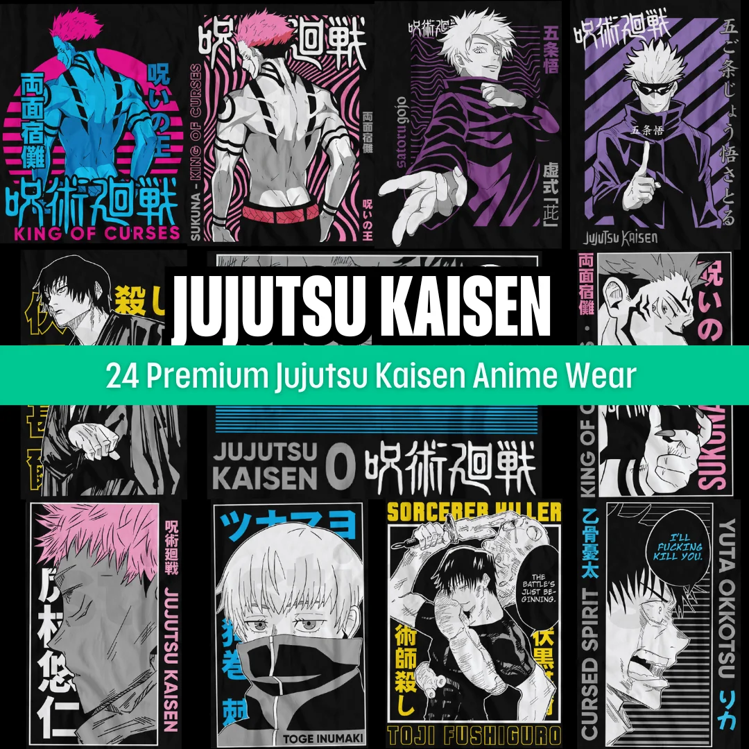 12,500+ Anime Tshirt Design Bundle 2026 preview 33