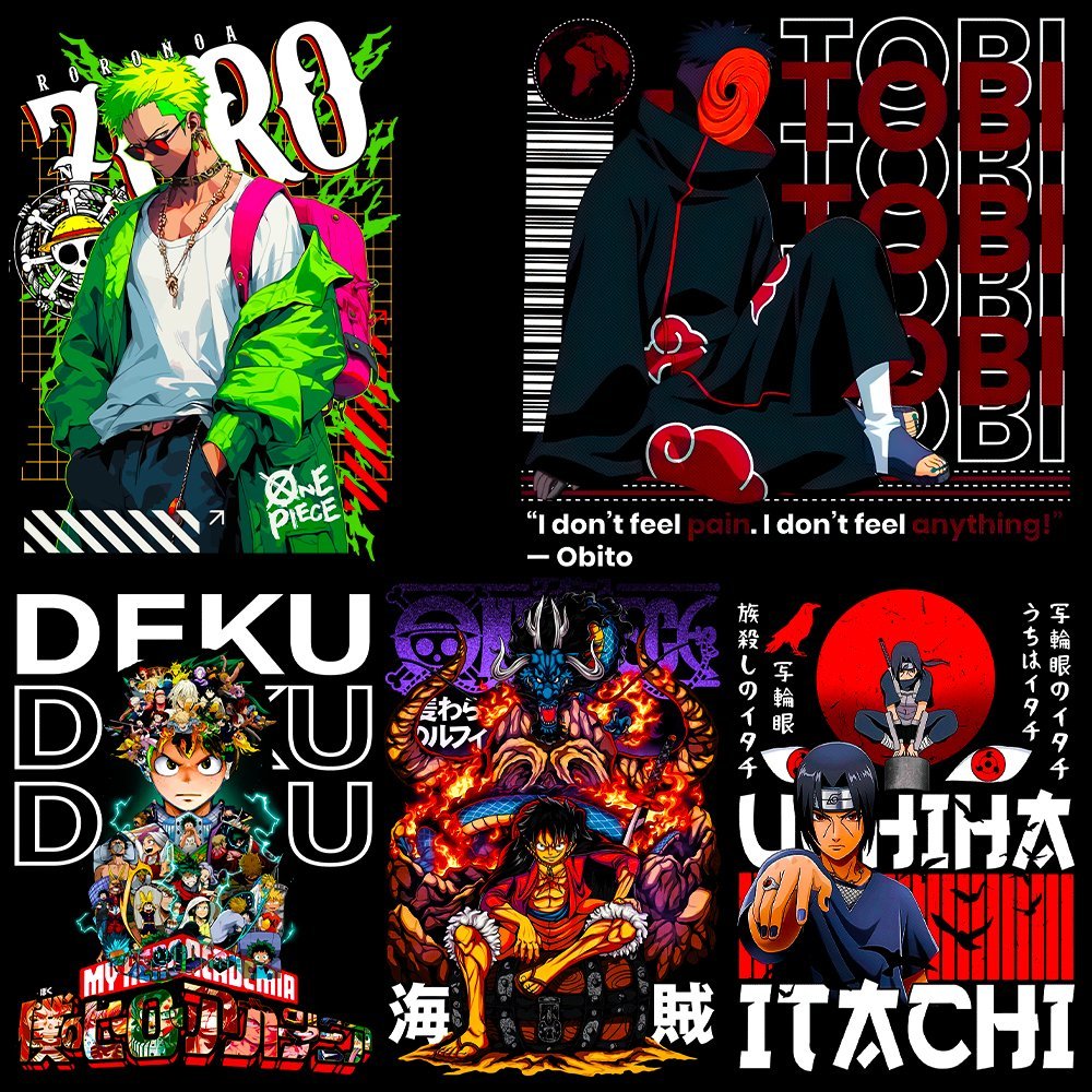 15+ Premium Anime Design Bundle preview 3