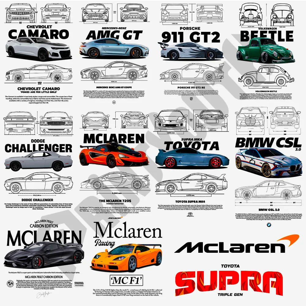 150+ High Quality Car Design Bundle v3 preview 3