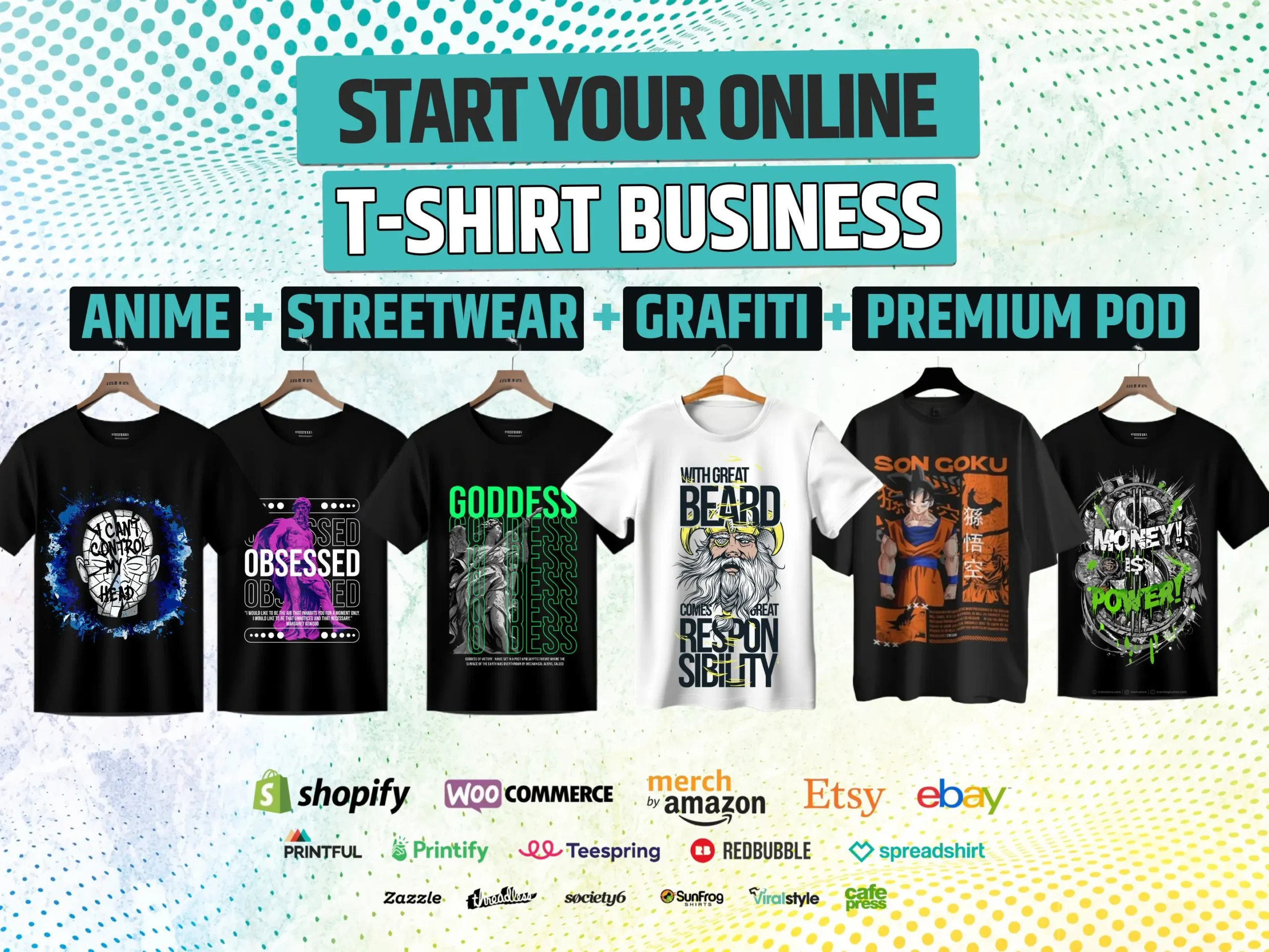 15,000+ Anime, Graffiti, Streetwear Design Bundle preview 9