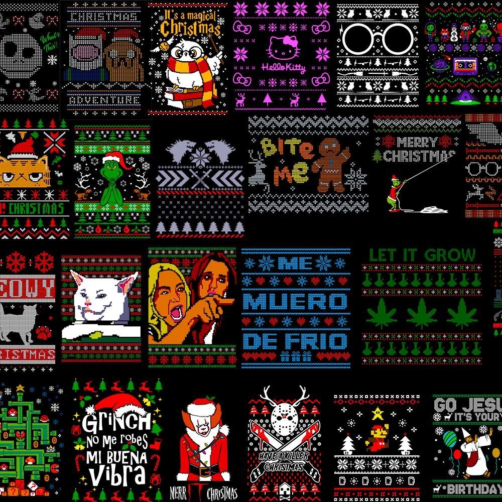 200+ Christmas Ugly Sweater Design preview 4