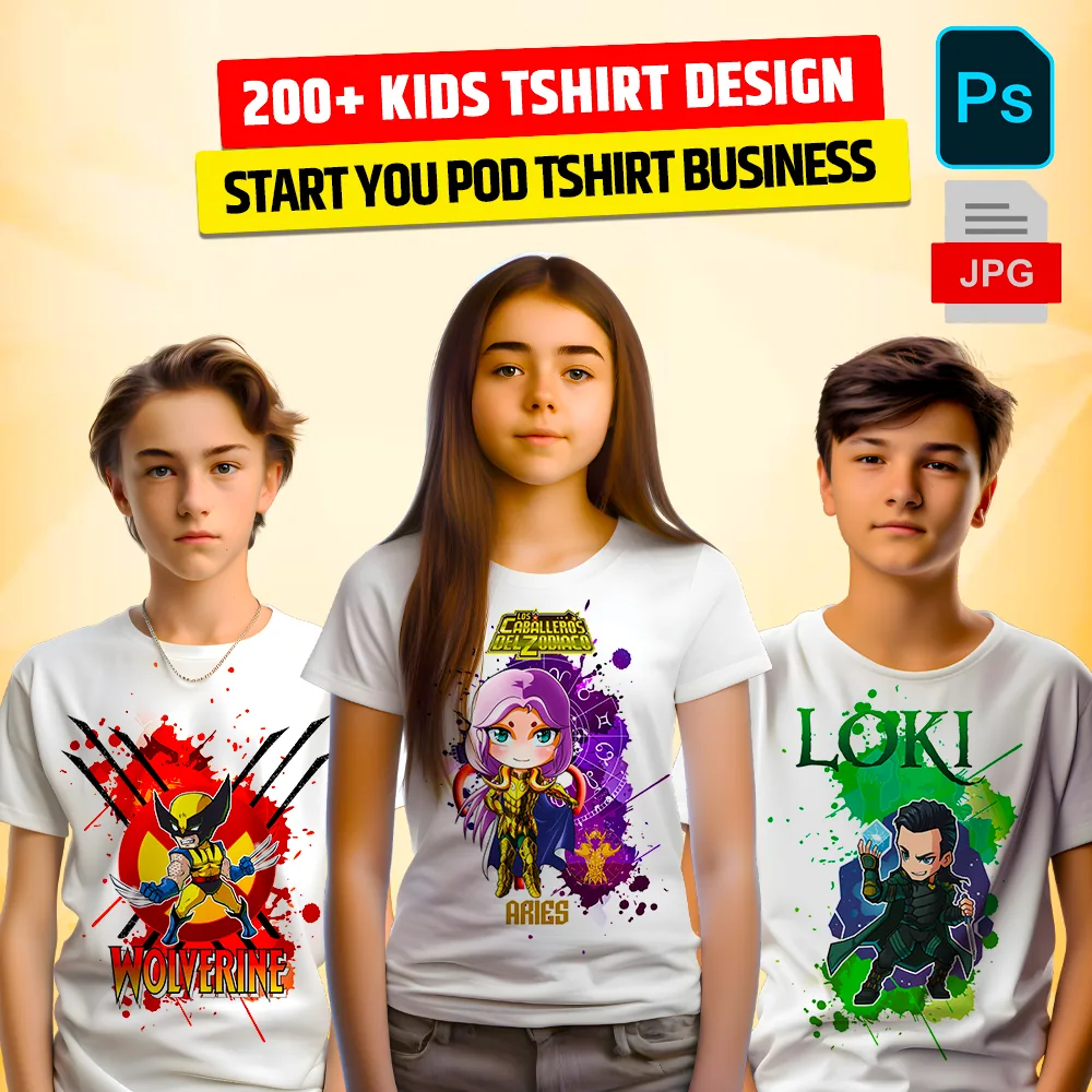 200+ Kids Tshirt Design Bundle — Others t-shirt design bundle