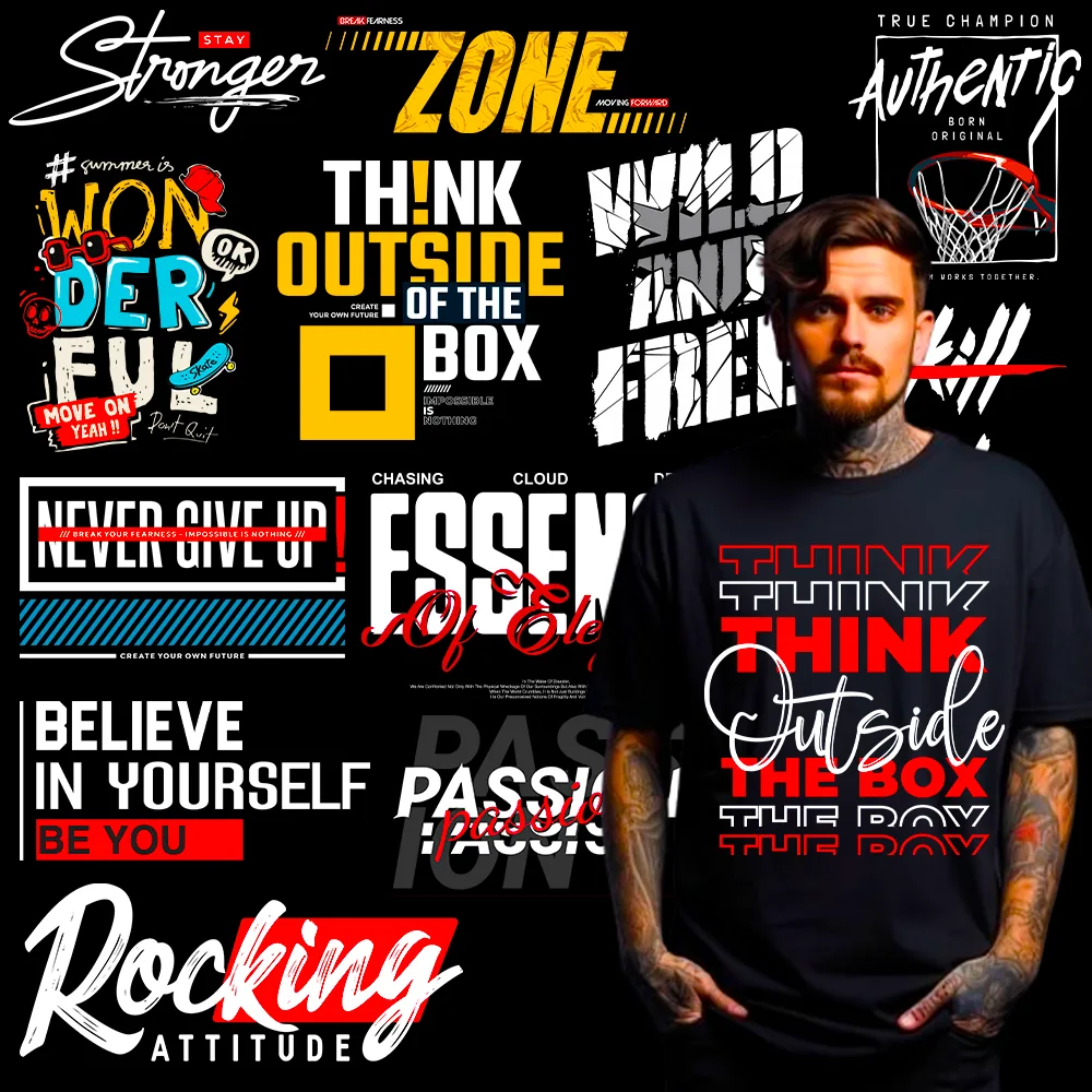 200+ Premium Typography T-Shirt Design V3 preview 5