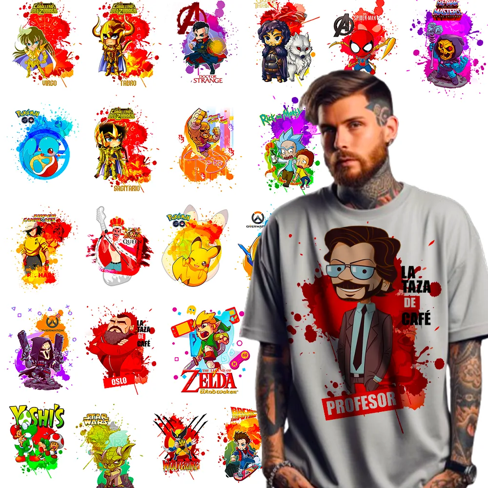 20,000+ Cartoon, Anime, Avenger Tshirt Design Bundle preview 5