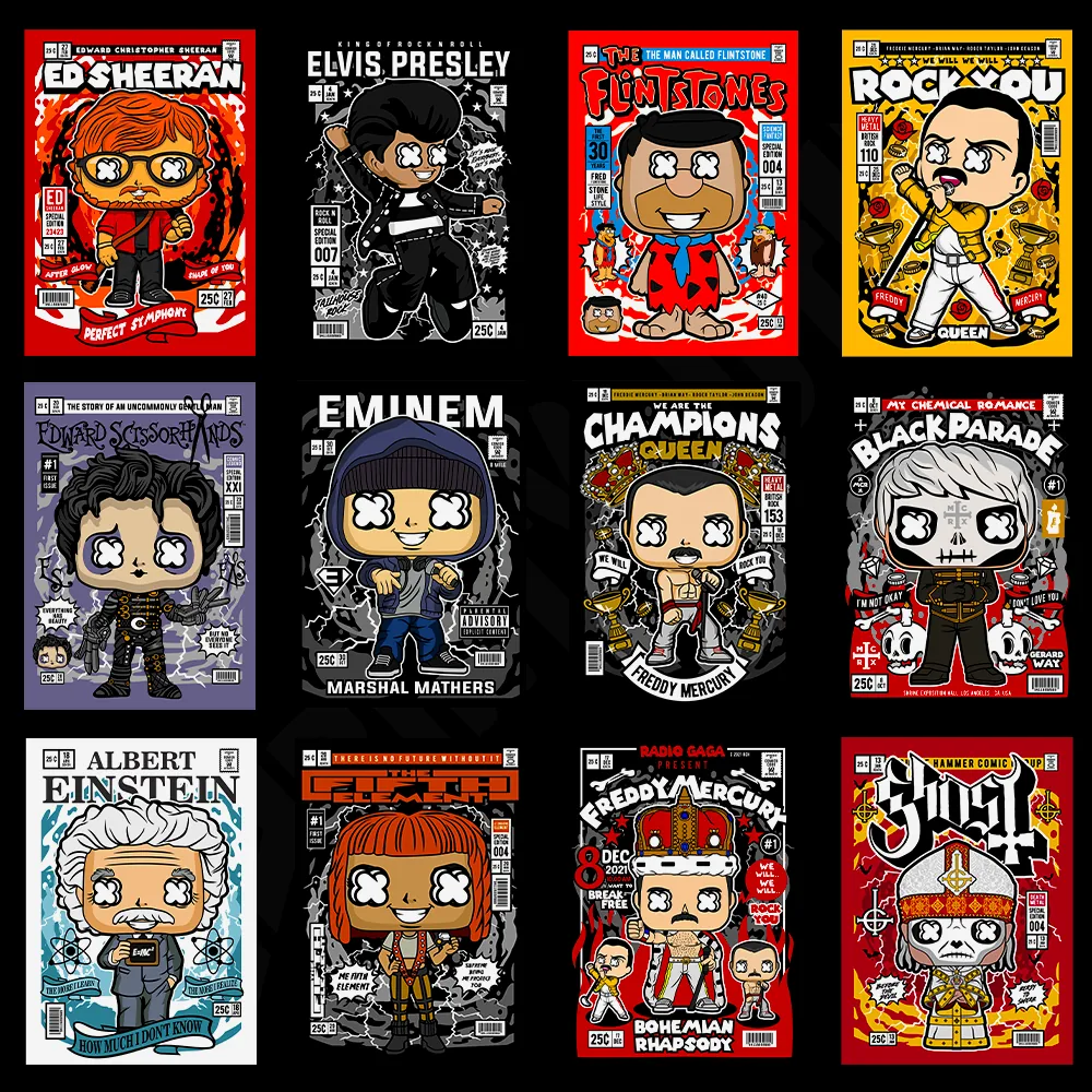 200+ Pop Art Design Bundle preview 6