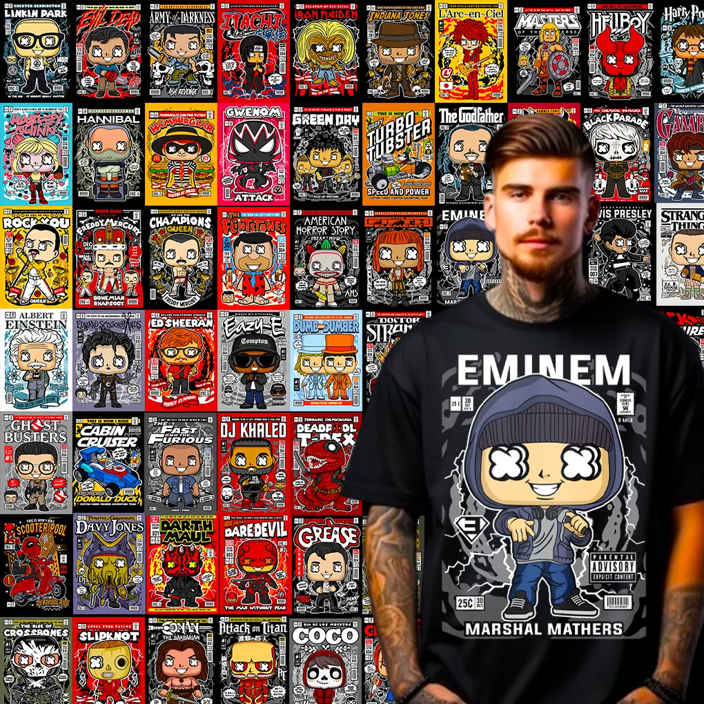 200+ Pop Art Design Bundle preview 12