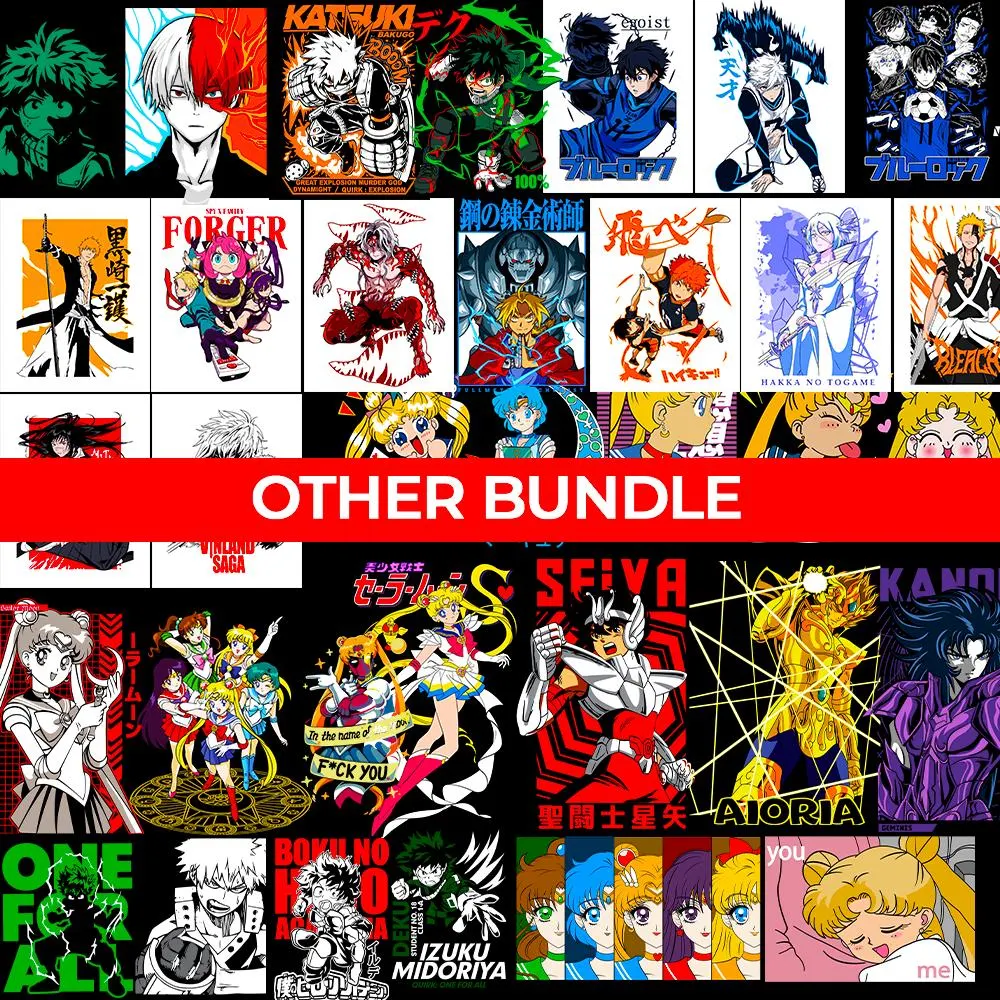 2,500+ Anime T Shirt Design Bundle preview 2