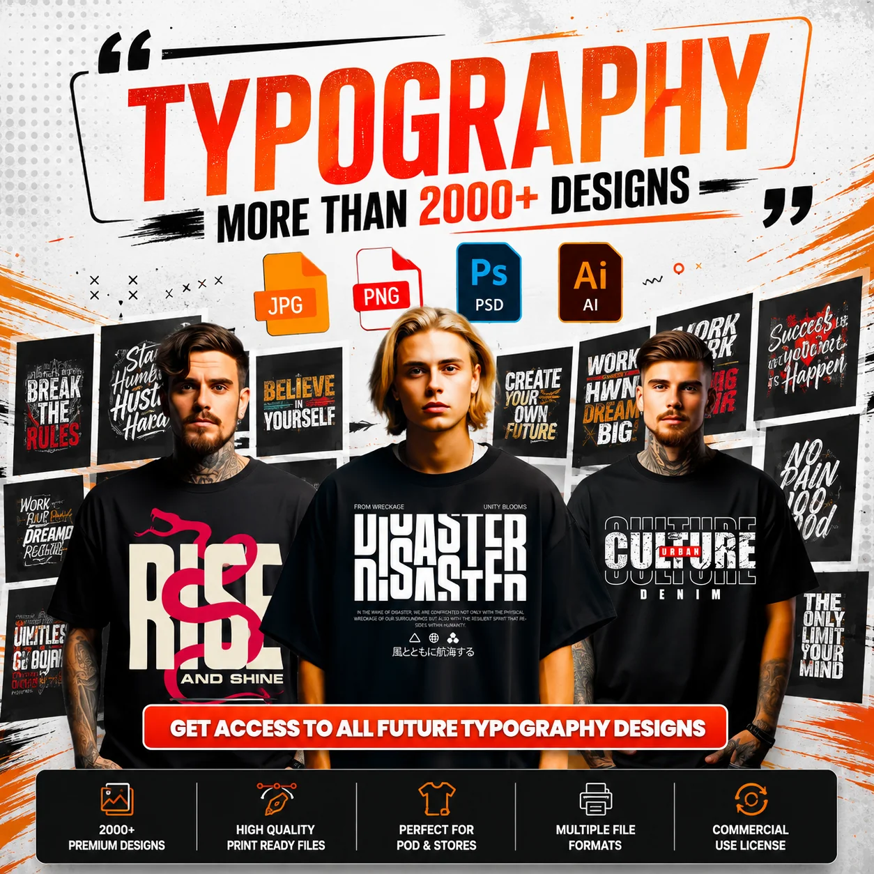The Mega Typography Bundle — Typography t-shirt design bundle