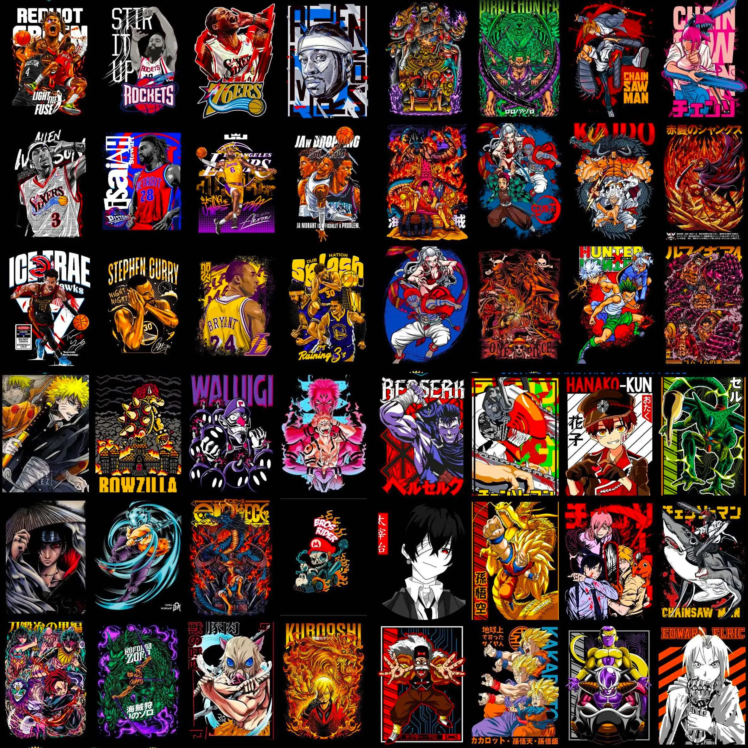 Unlimited Anime Bundle for POD preview 43