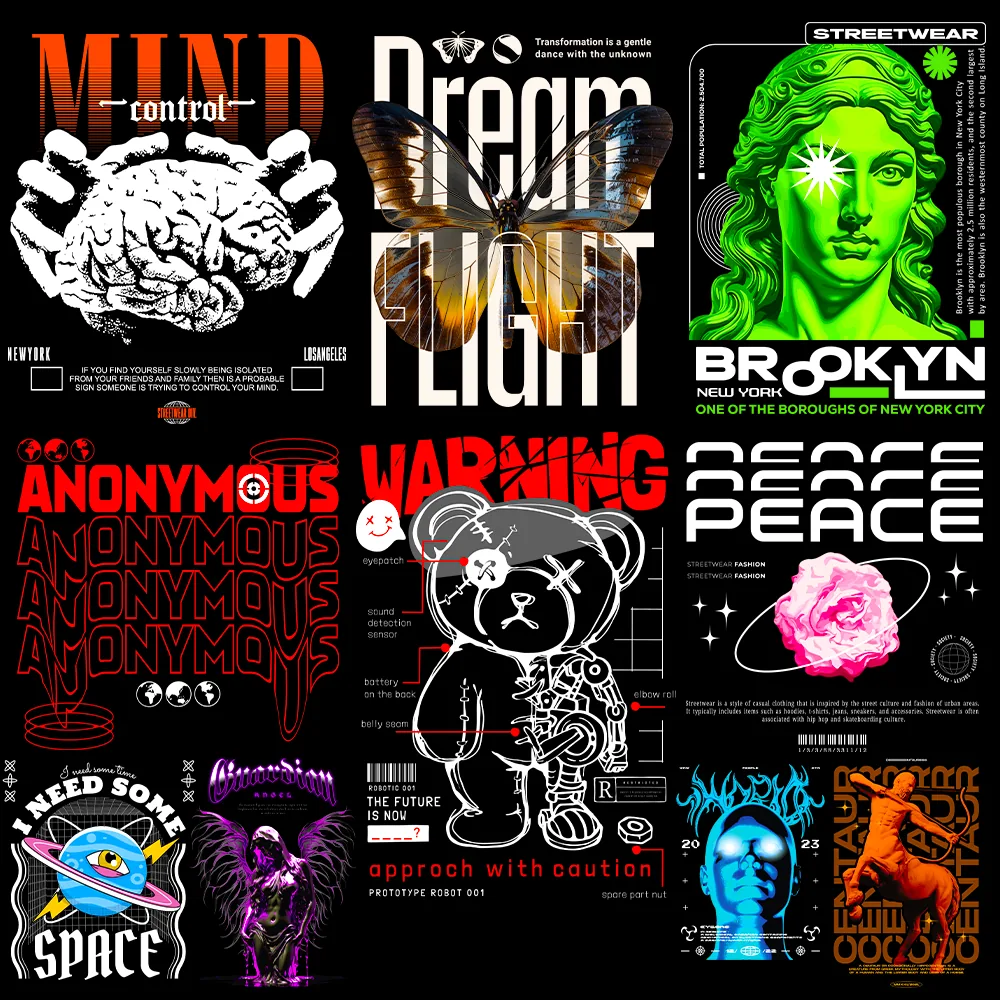 Unlimited Editable Streetwear Art Bundle preview 11