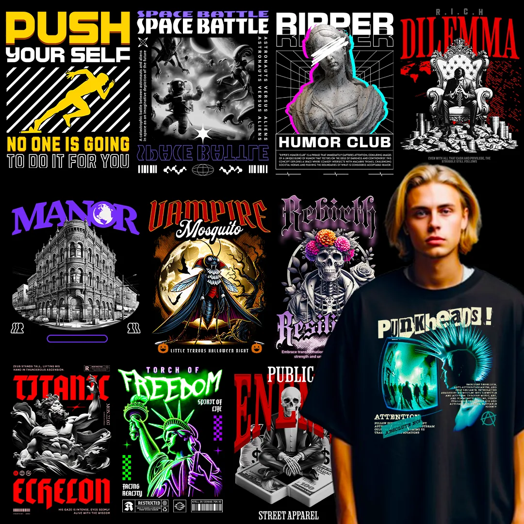 Unlimited Editable Streetwear Art Bundle preview 34