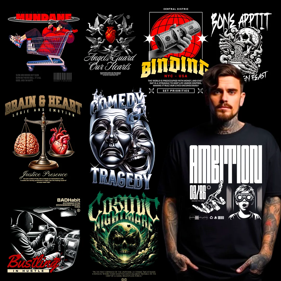 Unlimited Editable Streetwear Art Bundle preview 17