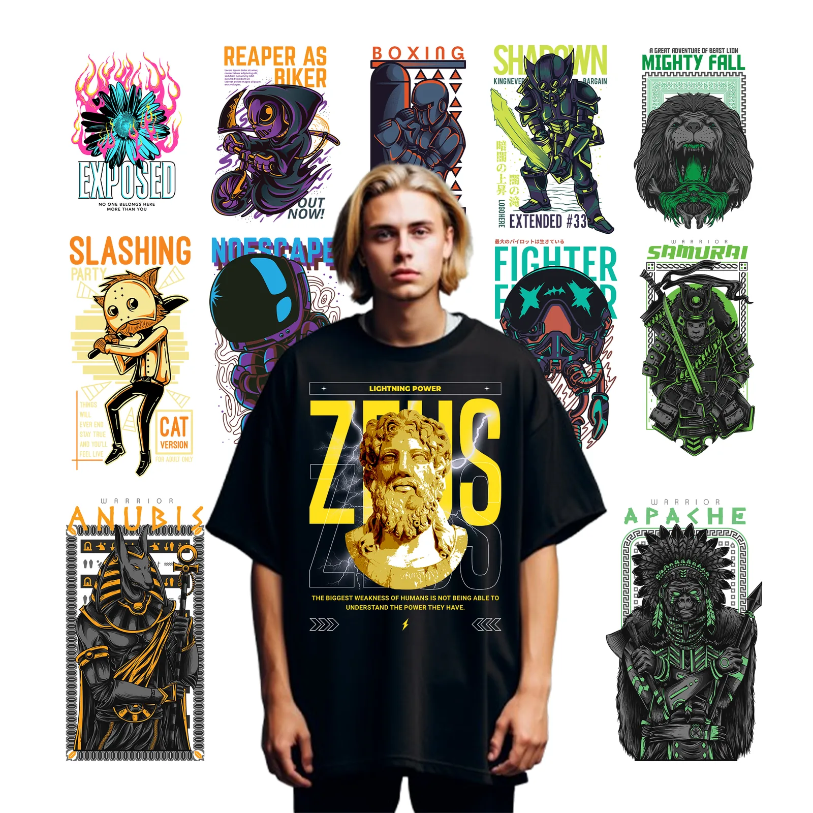 Unlimited Editable Streetwear Art Bundle preview 5