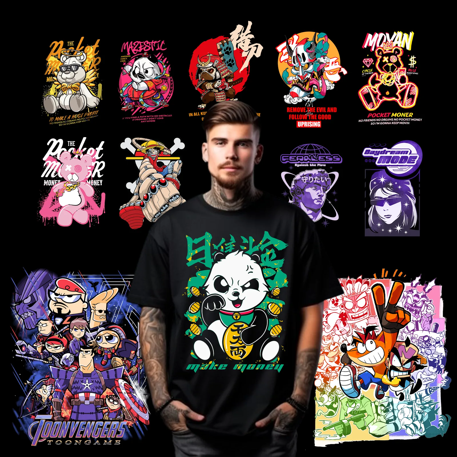 Unlimited Editable Streetwear Art Bundle preview 19