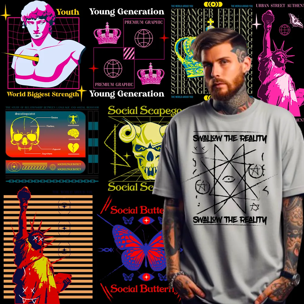 Unlimited Editable Streetwear Art Bundle preview 39
