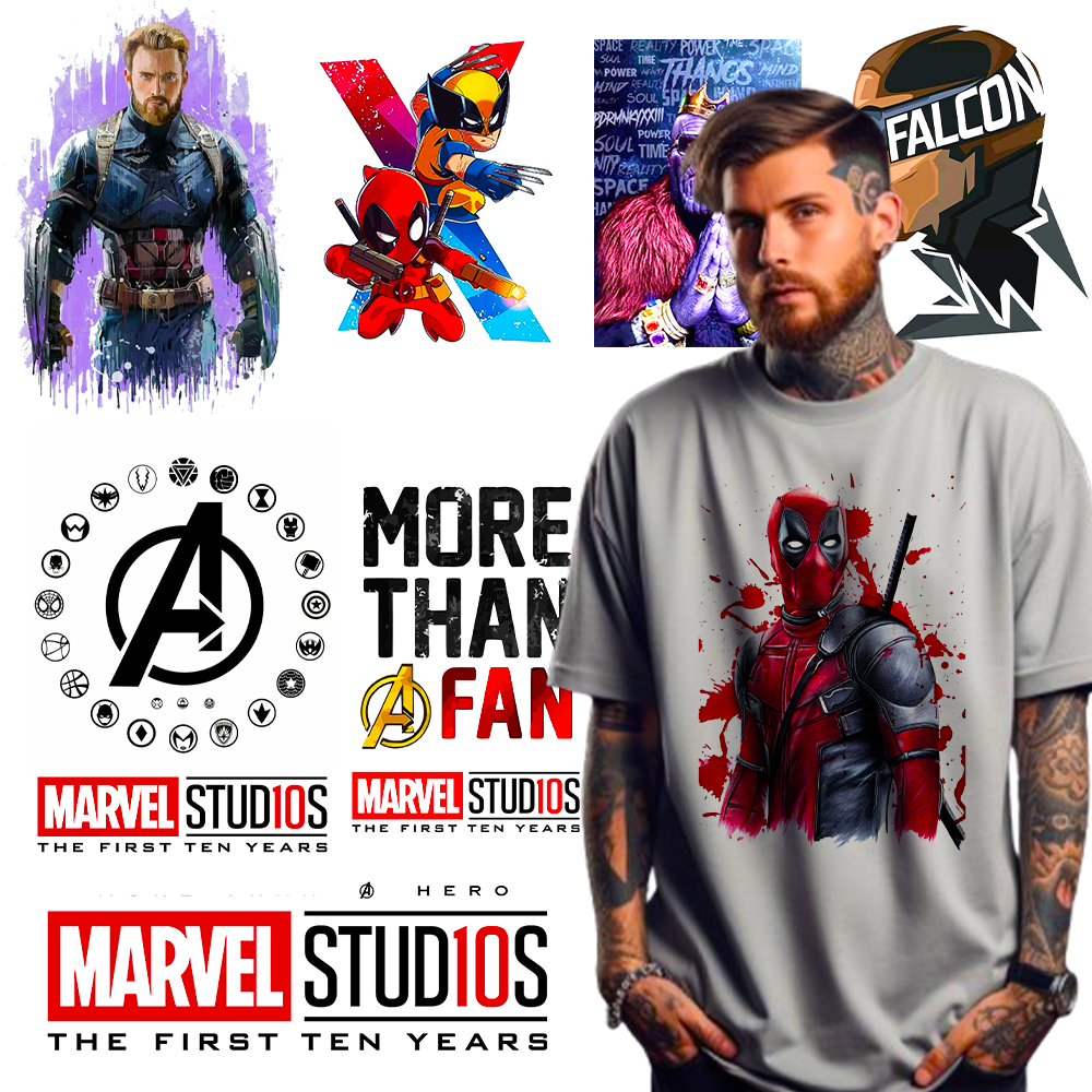 Marvel Tshirt Design Bundle for POD Business Demo 3