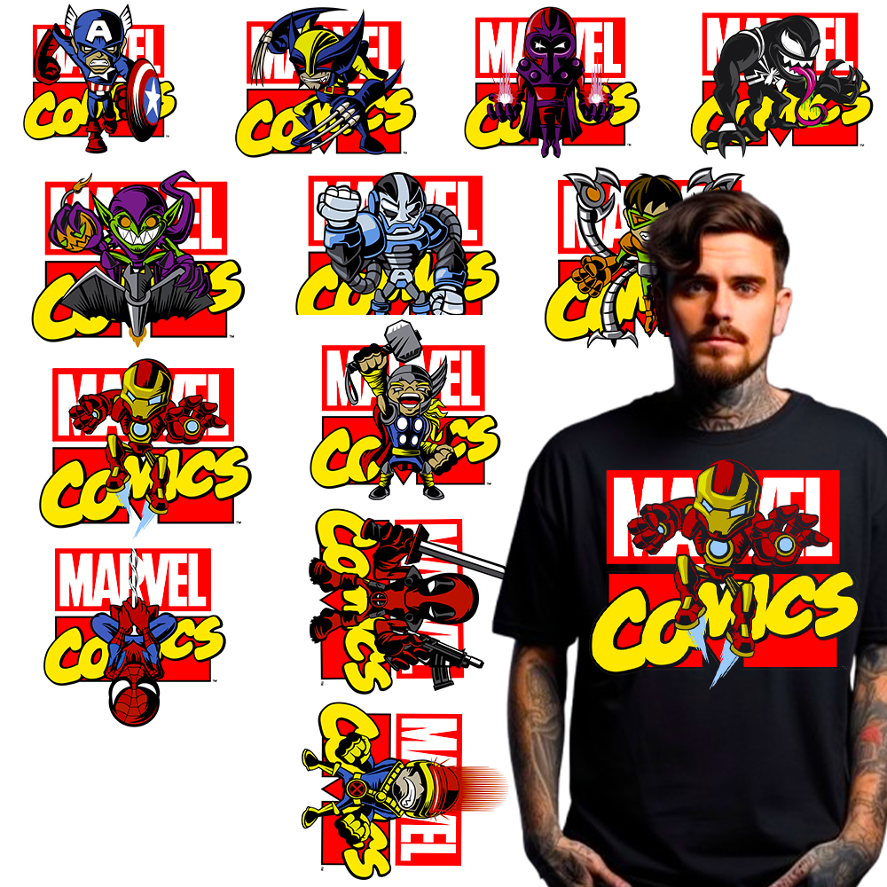 Marvel Tshirt Design Bundle for POD Business Demo 4