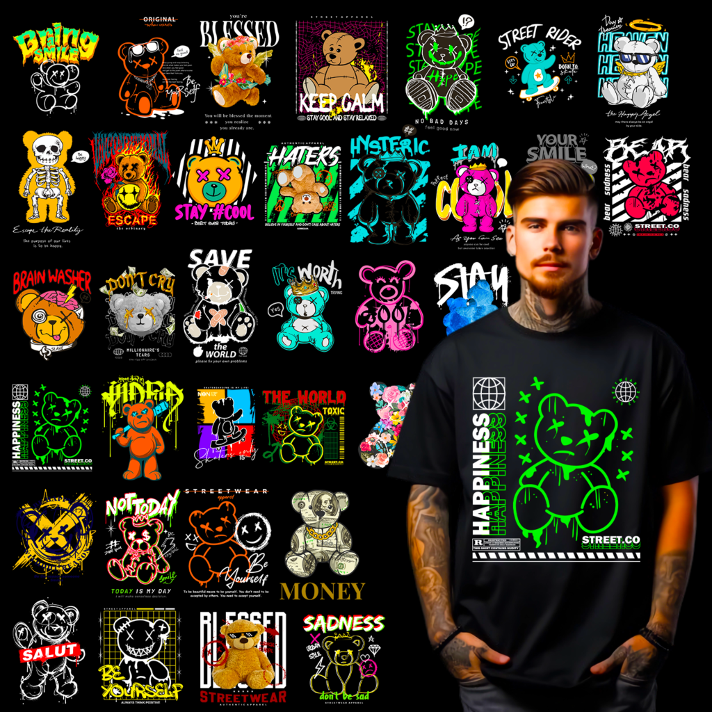 100+ Teddy Design for Your POD Tshirt Business Demo 2