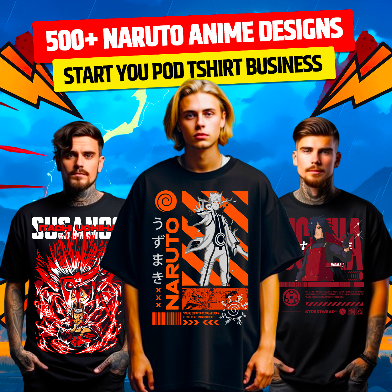 Naruto Anime Bundle for POD Business