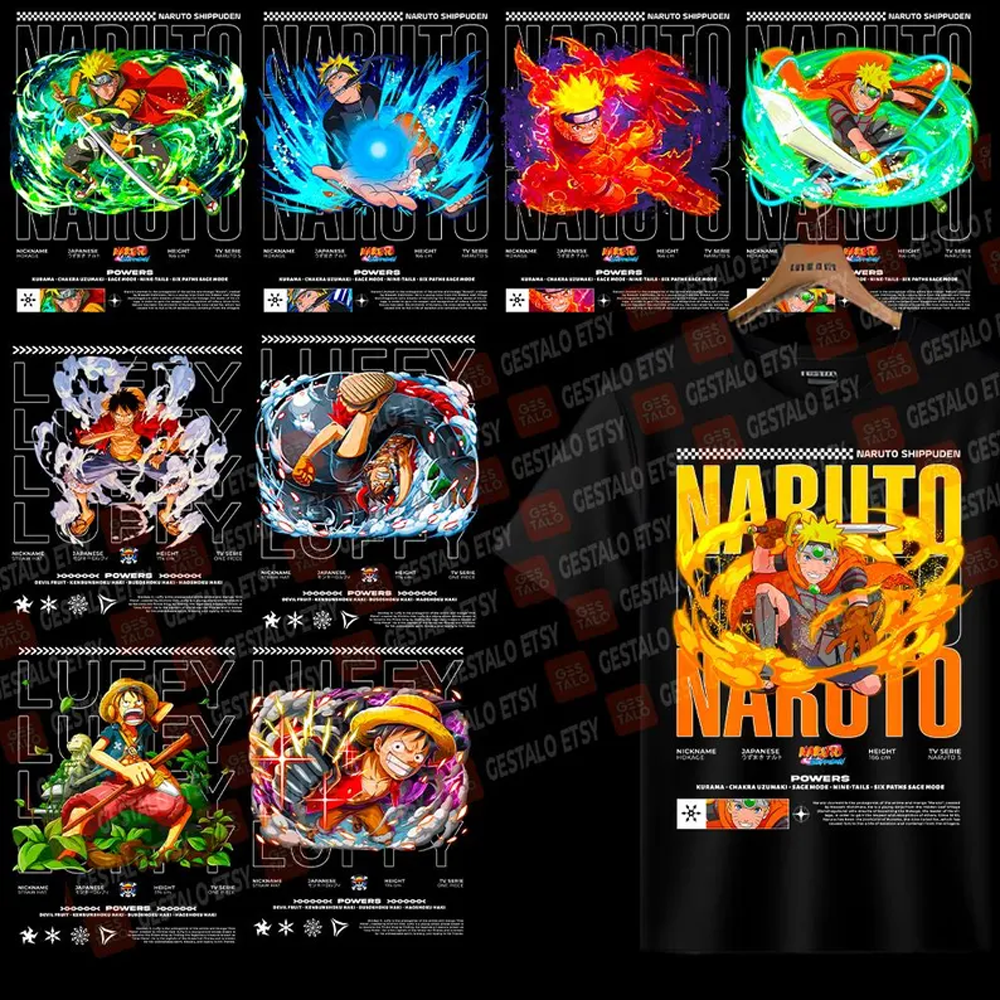 20,000 Premium Anime Design Bundle for Your Tshirt POD Business Demo 1