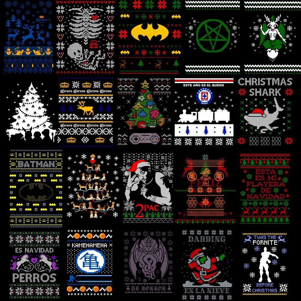 200+ Christmas Ugly Sweater Designs PNG AI | Festive Digital Download Bundle for T-Shirts, Cards & More | Instant Download Demo 4