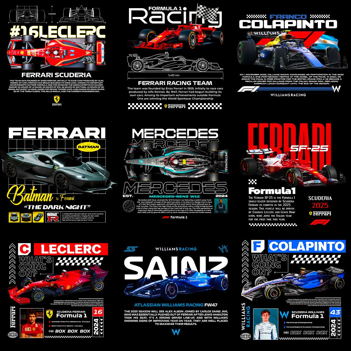 150+ Formula Car Bundle POS Business 01