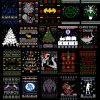 200+ Christmas Ugly Sweater Designs PNG AI | Festive Digital Download Bundle for T-Shirts, Cards & More | Instant Download Demo 4